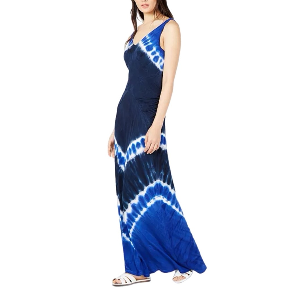 INC International Concepts • Chevron Tie-Dye Maxi Dress • M